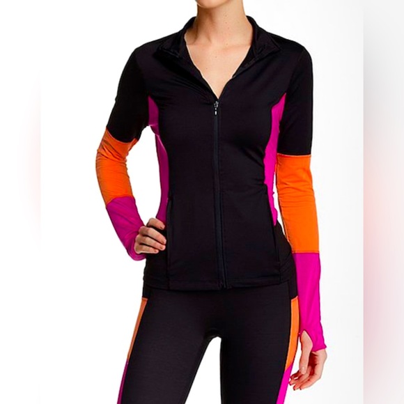 ⭐️ Host Pick ⭐️ SPANX® | Mod Bod Jacket - Black & Pink Pow - Picture 5 of 8